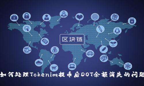 如何处理Tokenim提币后DOT余额消失的问题