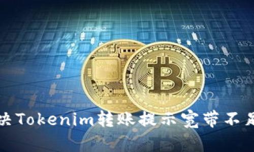 如何解决Tokenim转账提示宽带不足的问题