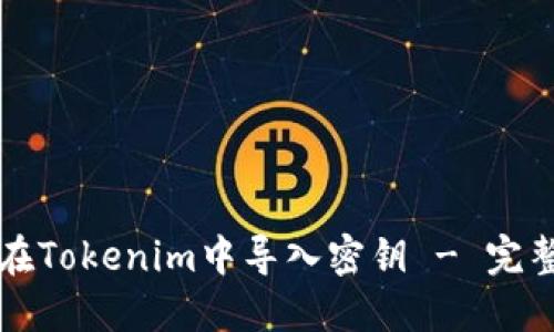 如何在Tokenim中导入密钥 - 完整指南